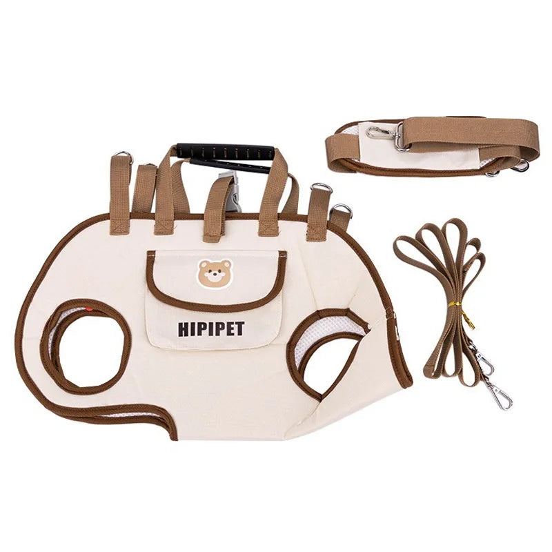 Dog multi-functional traction backpack