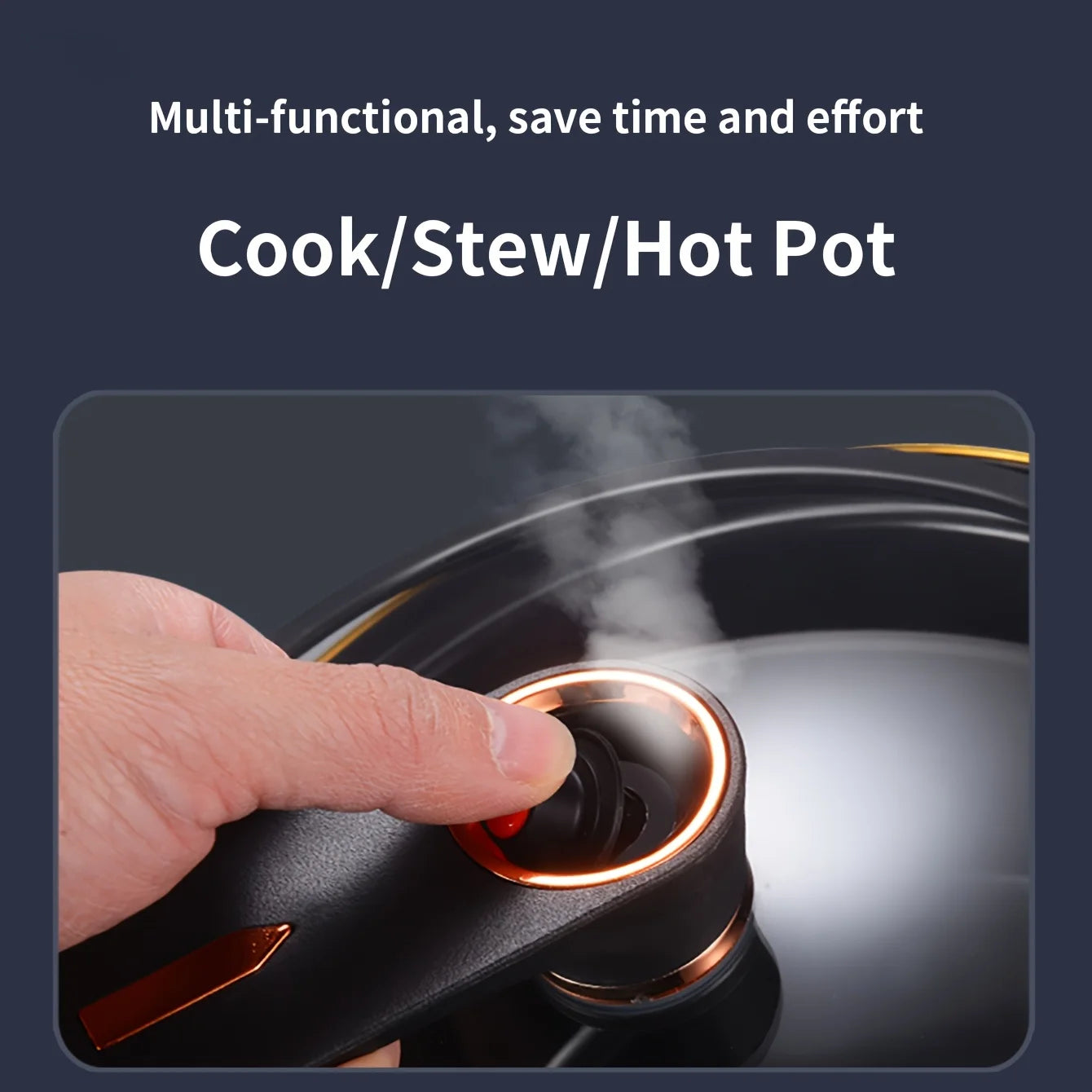 Multi-Functional Large Capacity Non-Stick Pot