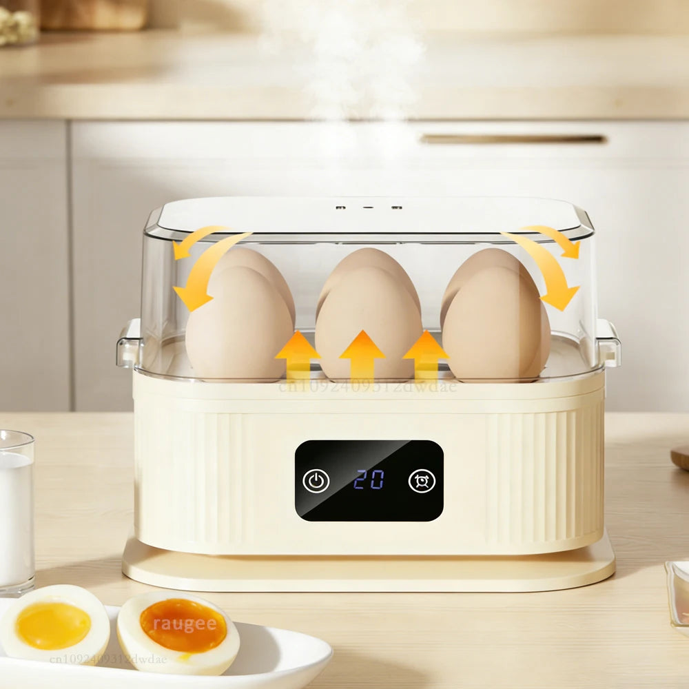 Electric Egg Boiler Mini Egg Cooker With Timer