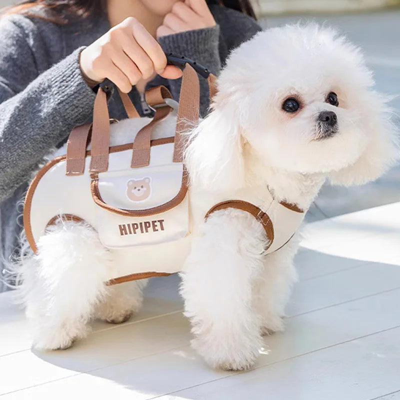 Dog multi-functional traction backpack