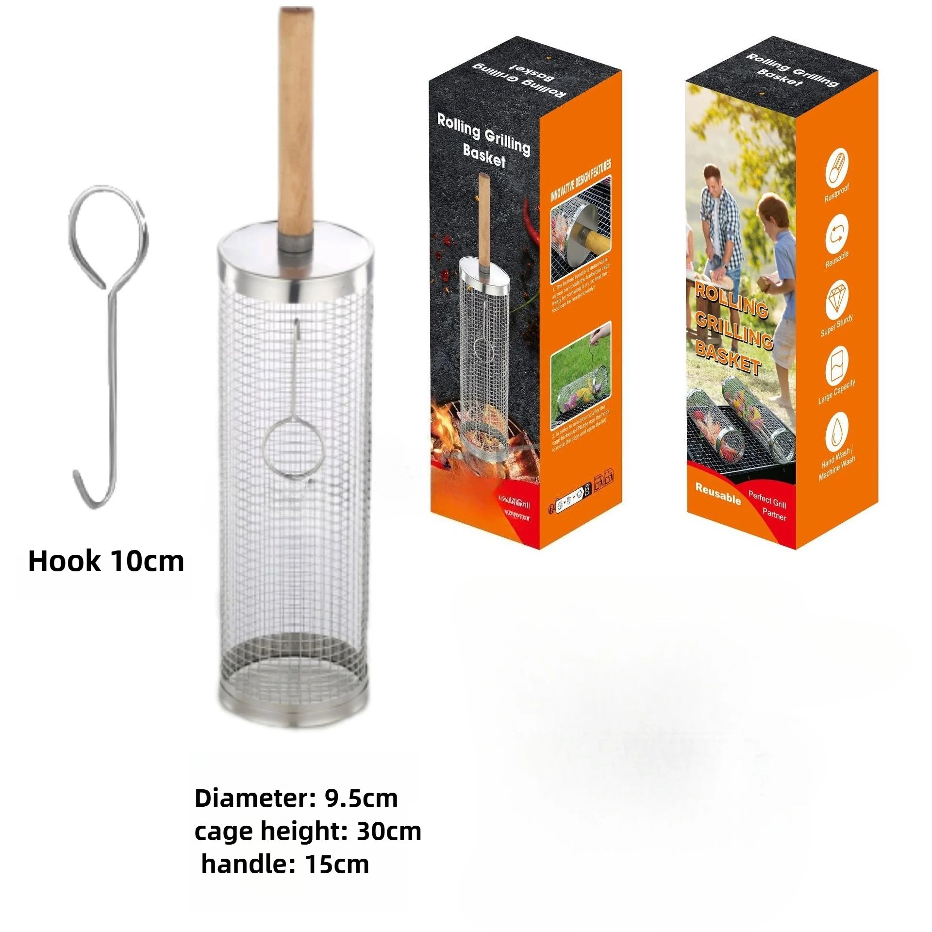 304 Stainless Steel Round Barbecue Net