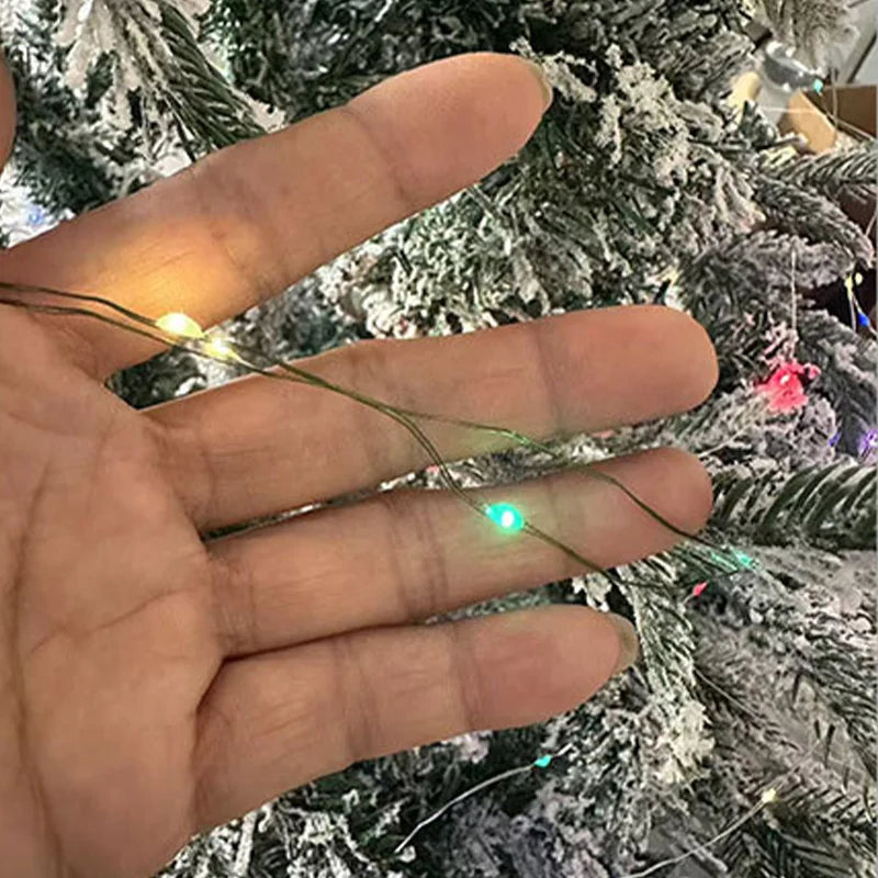 5-30M LED String Lights White Garland for Christmas