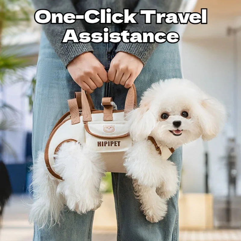 Dog multi-functional traction backpack