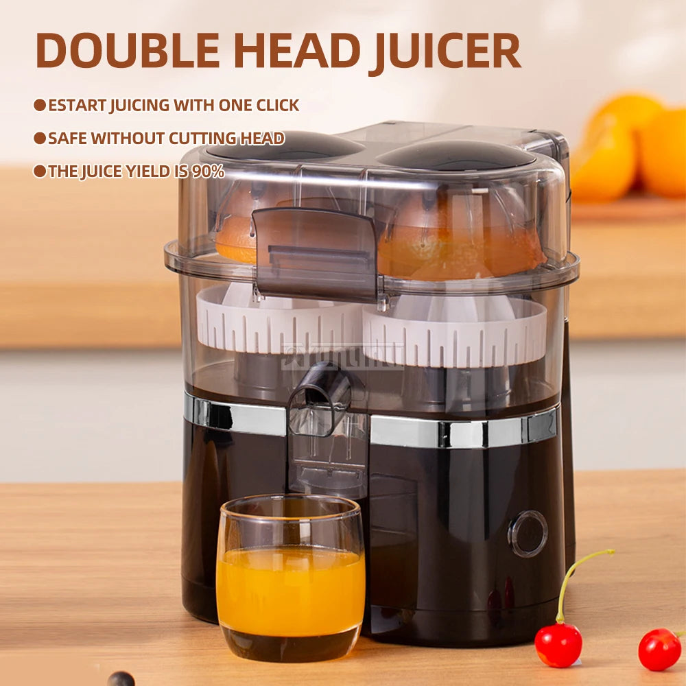 Double-head Electric Juicer Food Blender Automatic Slag