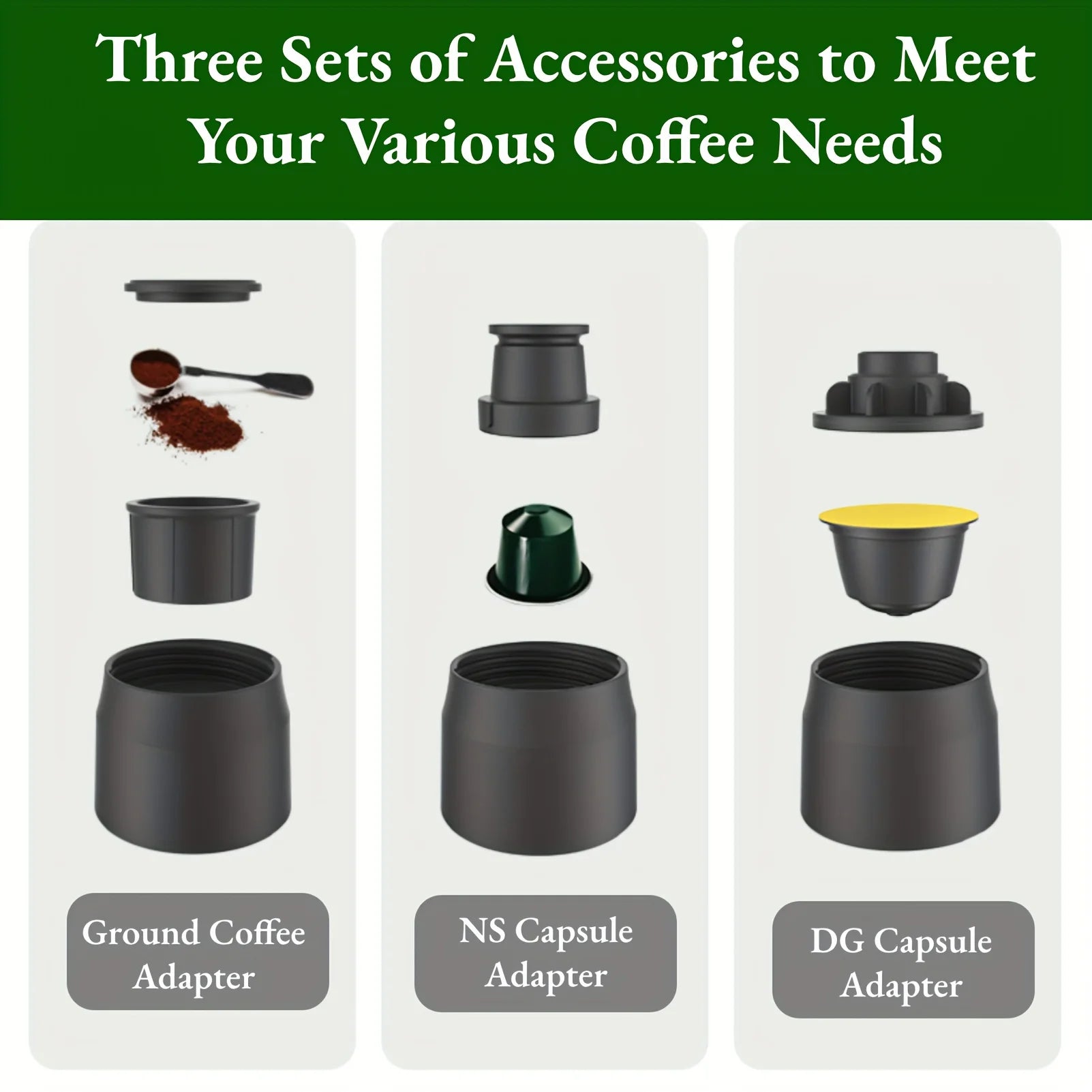 3 In1 Portable Coffee Machine Hot/Cold Water