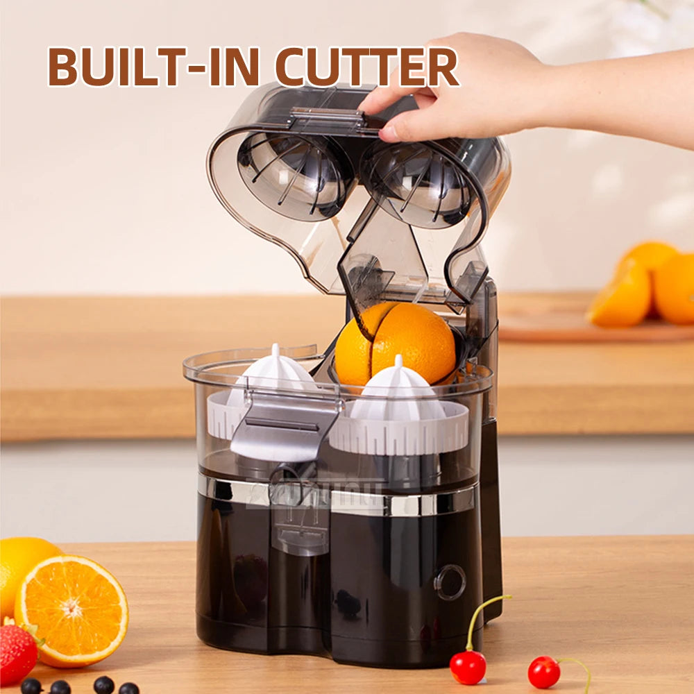 Double-head Electric Juicer Food Blender Automatic Slag