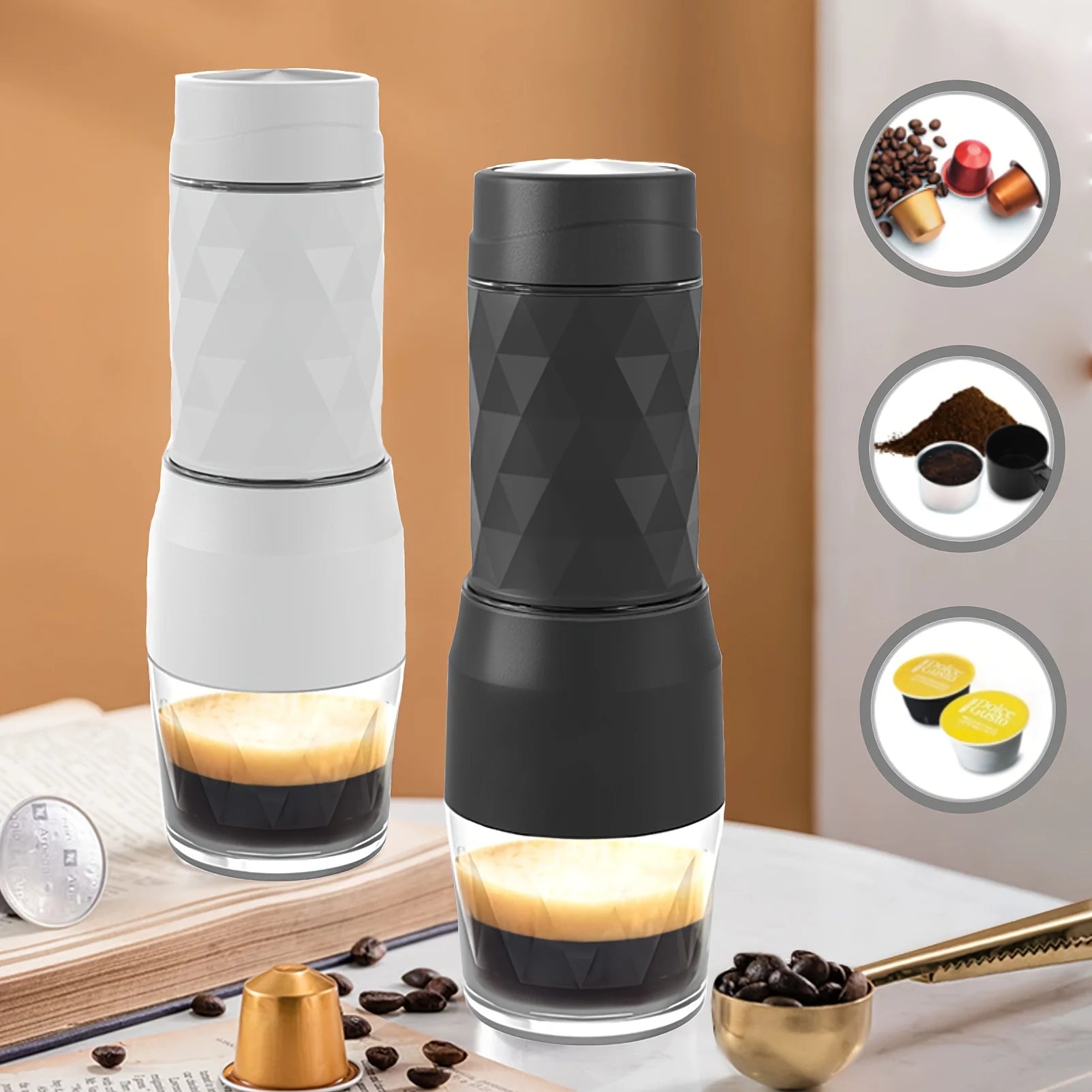 3 In1 Portable Coffee Machine Hot/Cold Water