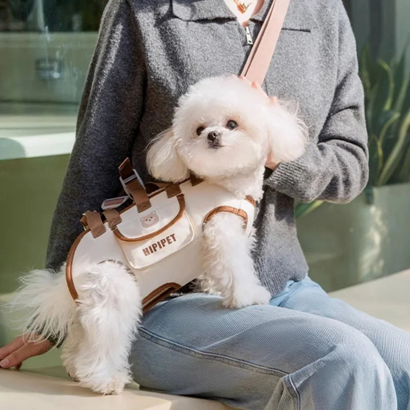 Dog multi-functional traction backpack