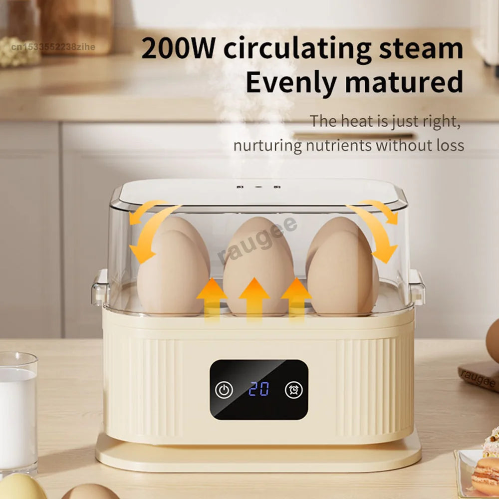 Electric Egg Boiler Mini Egg Cooker With Timer